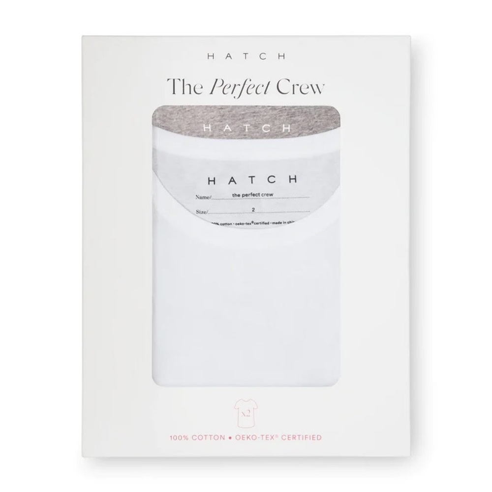HATCH Maternity, The Perfect Crew Tee 2-Pack, Size 1